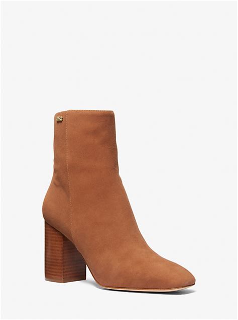 michael kors perla|Perla Suede Ankle Boot .